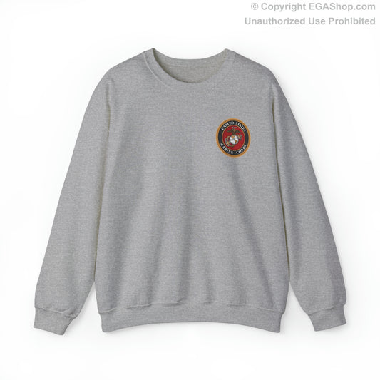 Sweatshirt: Marine Corps Seal (color choices)