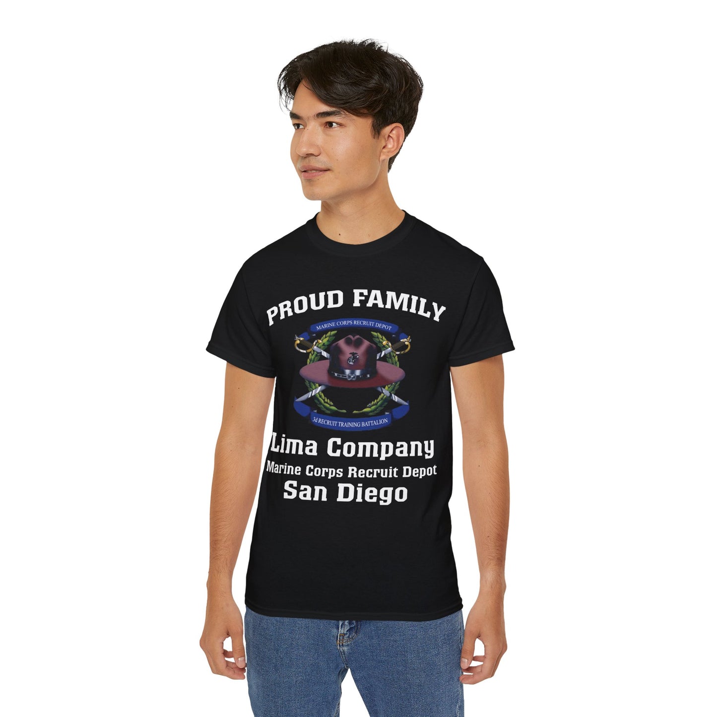 T-Shirt: Lima Co. MCRD San Diego (3rd Battalion Crest)