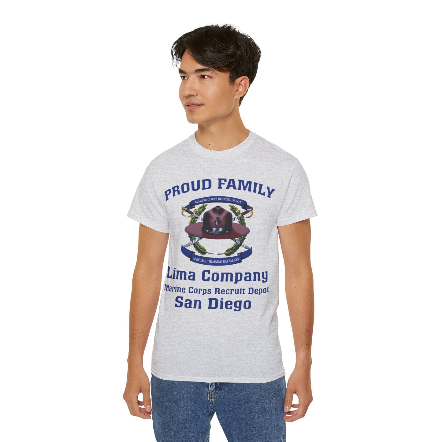 T-Shirt: Lima Co. MCRD San Diego (3rd Battalion Crest)