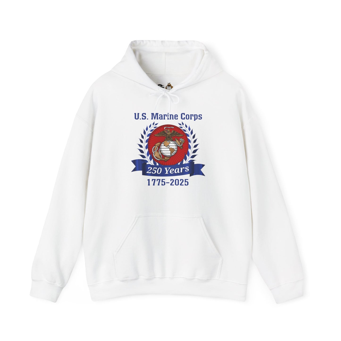 U.S. Marine Corps 250 Years Hoodie, Unisex Pullover, Commemorative Apparel