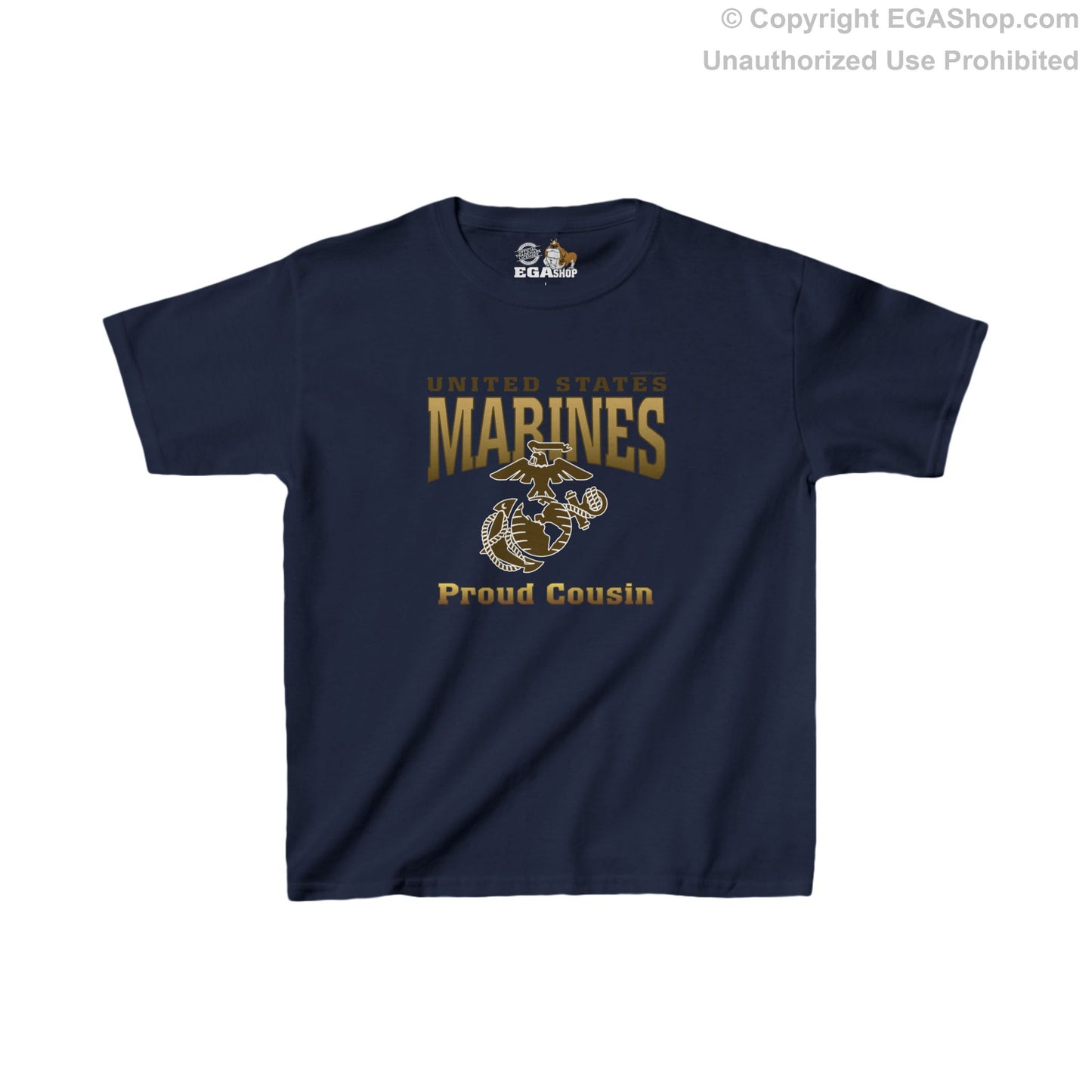 T-Shirt YOUTH: United States Marines Proud Cousin