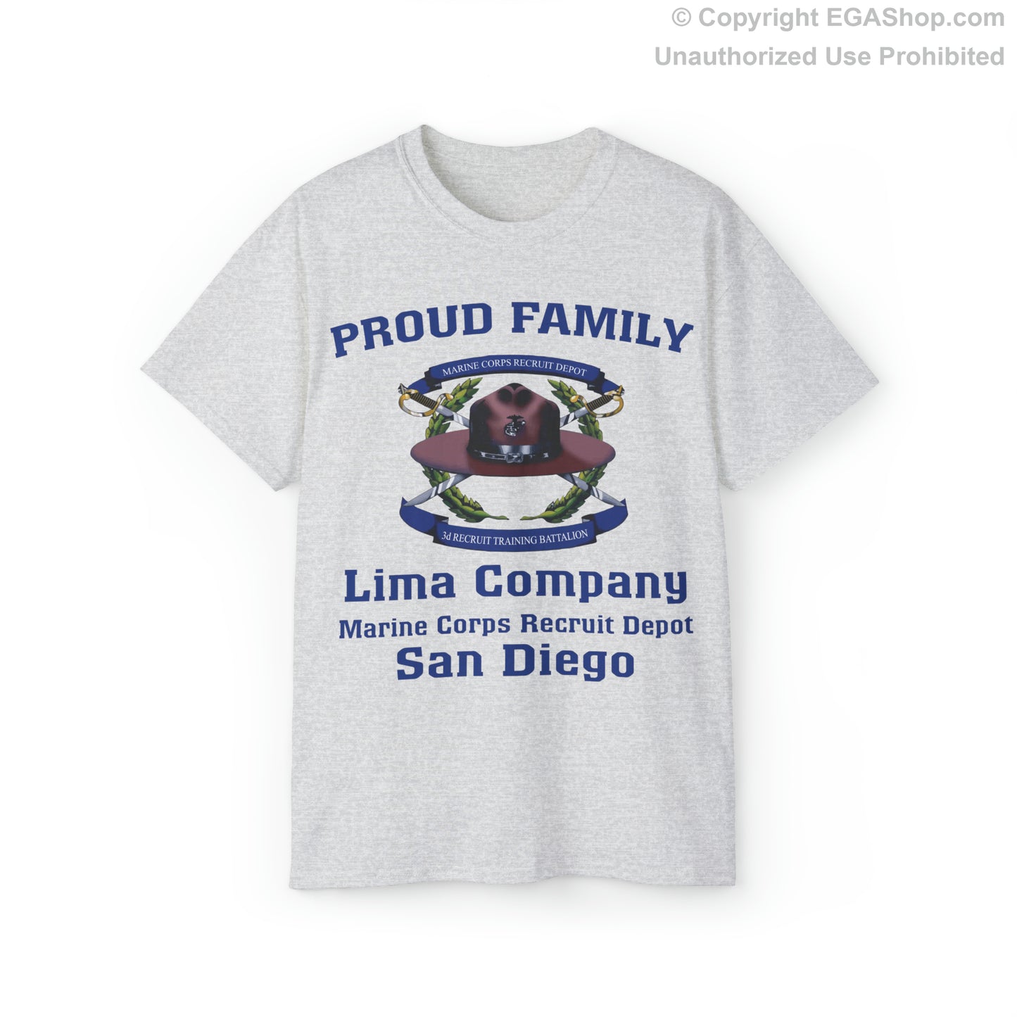 T-Shirt: Lima Co. MCRD San Diego (3rd Battalion Crest)