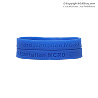 Wristband: 3rd Btn MCRD (Blue)
