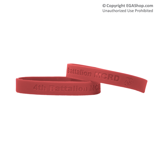 Wristband: 4th Btn MCRD Parris Island (Retired 6/15/2023)