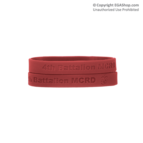 Wristband: 4th Btn MCRD Parris Island (Retired 6/15/2023)