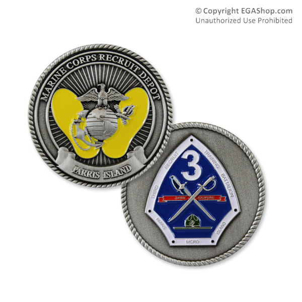 Coin, 3rd Battalion, Parris Island