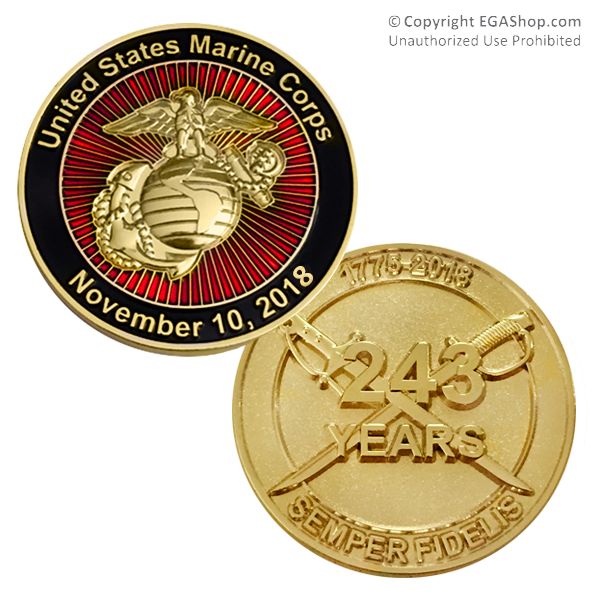 Coin, 2018 Marine Corps Birthday (Limited Edition)