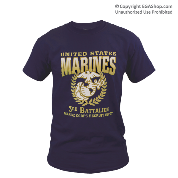 T-Shirt: 3rd Recruit Btn (Blue)