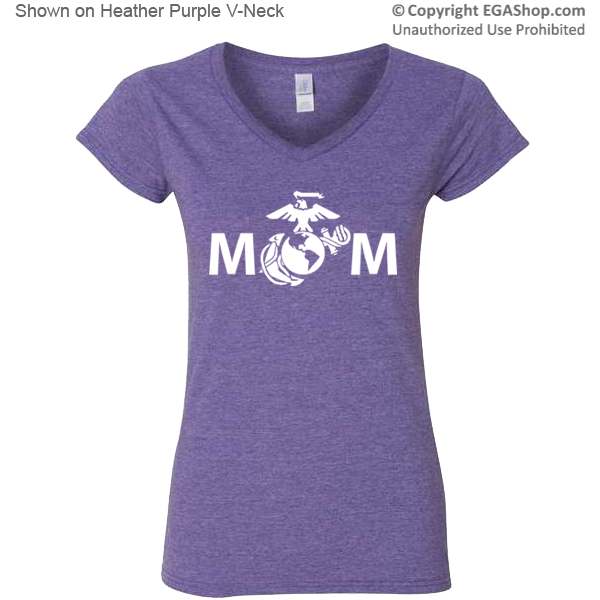 T-Shirt, Ladies V-Neck: MoM EGA