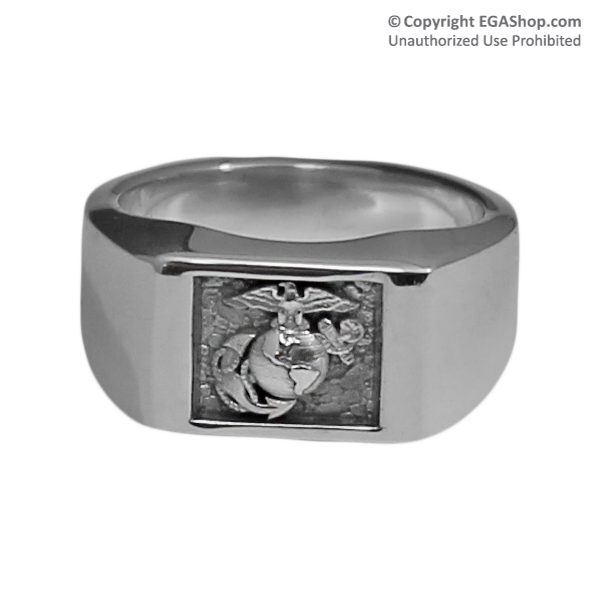 Ring, Sterling Silver EGA High Polished