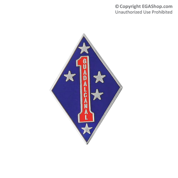 Lapel Pin, 1st Marine Division