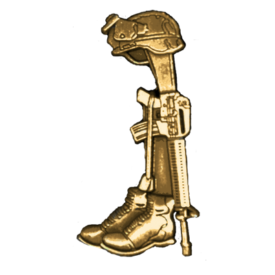 Lapel Pin, Battle Cross (Fallen Hero)