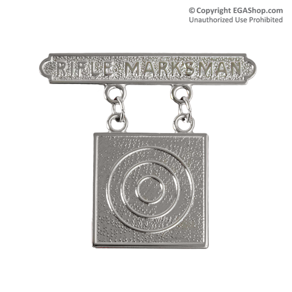 Qualification Badge, Marine Corps: Rifle Marksman
