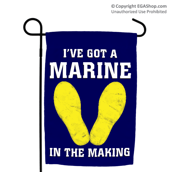 Garden Flag: Marine in the Making (Blue, 3rd Btn)