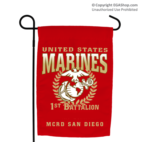 Garden Flag: Recruit Family, 1st Btn (San Diego)