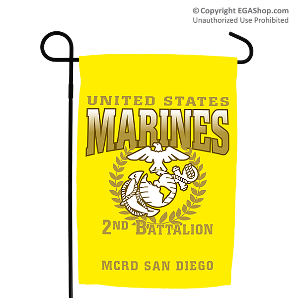 Garden Flag: Recruit Family, 2nd Btn (San Diego)