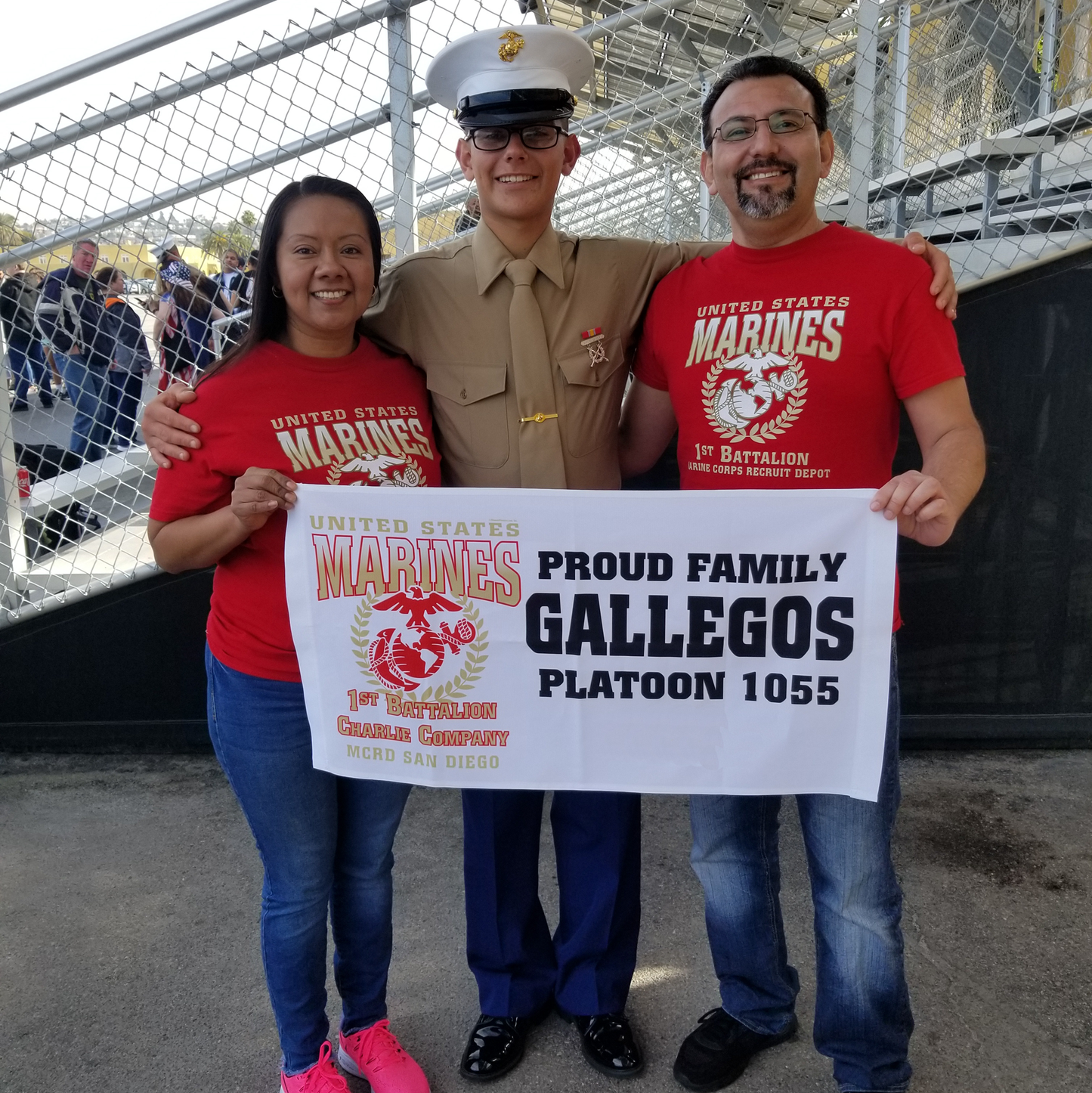 Graduation Banner: 1st Recruit Battalion