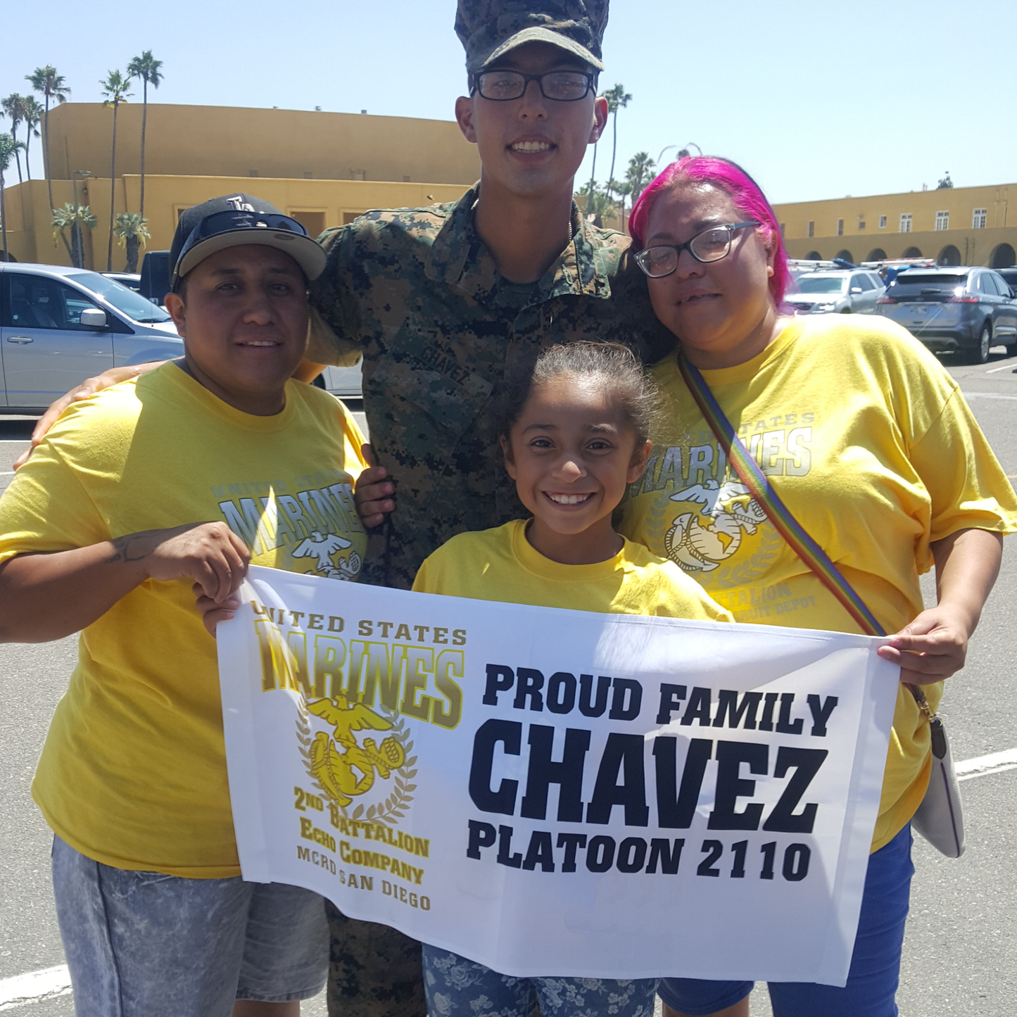 Graduation Banner: 2nd Recruit Battalion