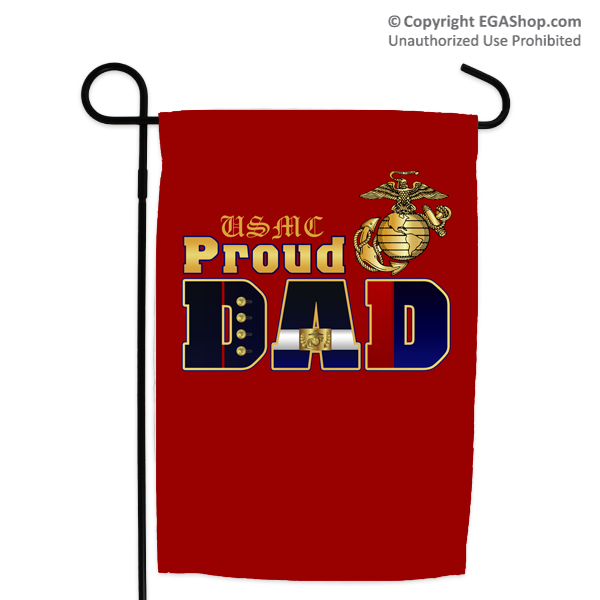 Garden Flag: Dress Blue Dad