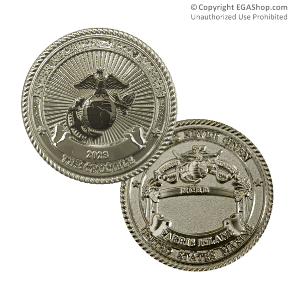 Coin, Crucible 2023, Parris Island (Silver Color Limited Edition)
