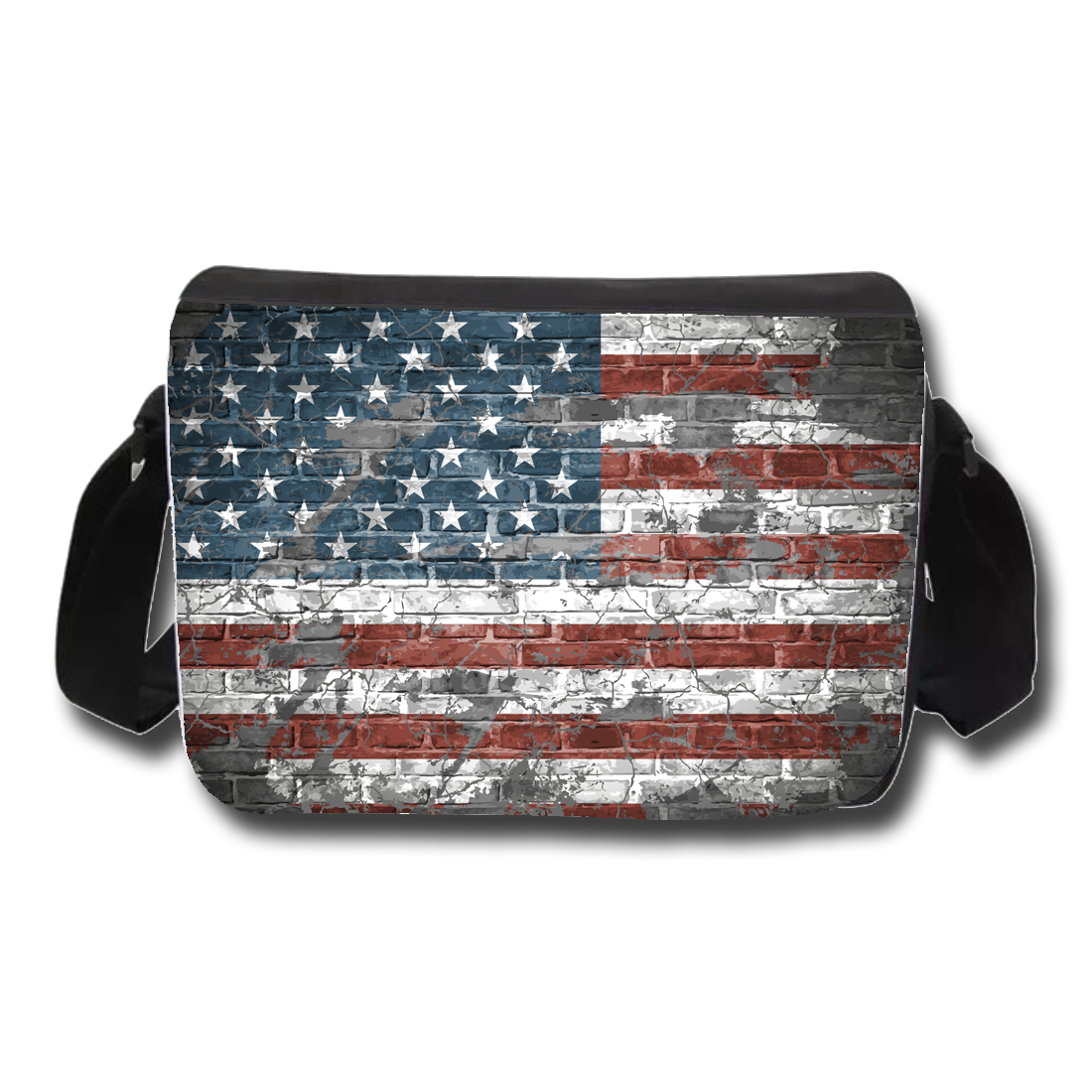 Messenger Bag: American Flag