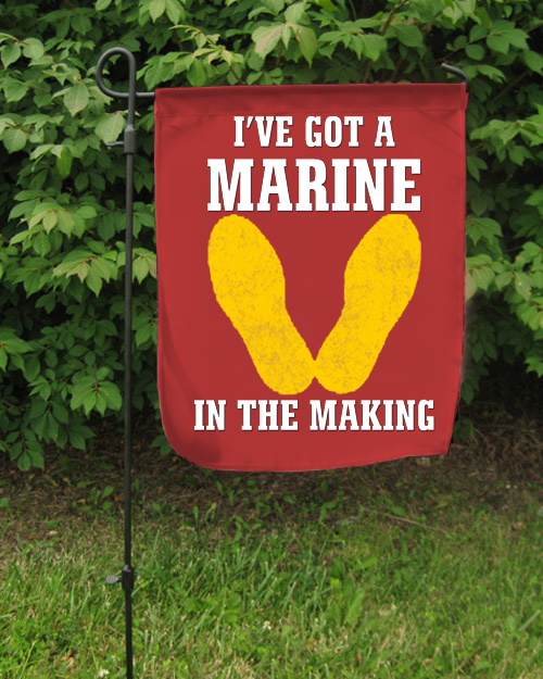Garden Flag: Marine in the Making (Red, 1st Btn)