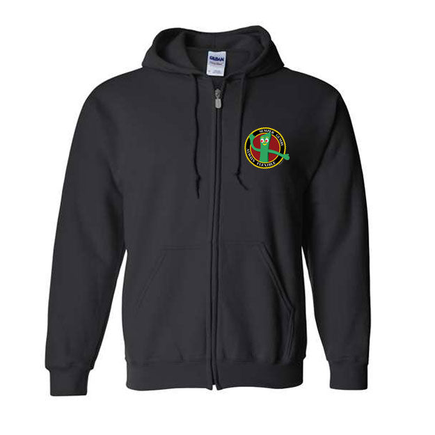 Hoodie, Full Zip: Semper Gumby