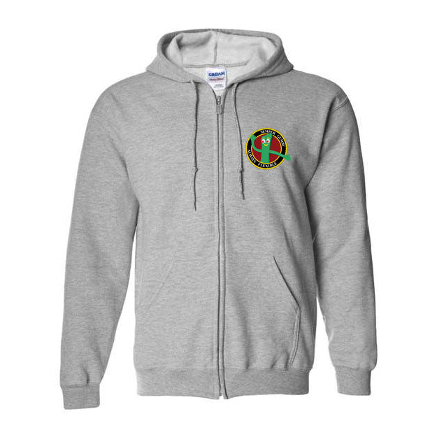 Hoodie, Full Zip: Semper Gumby