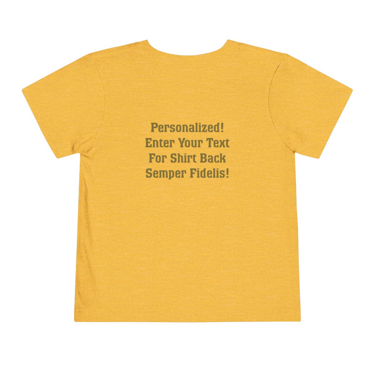 2nd Btn Choose Company & Personalized Back (TODDLER T-Shirt)
