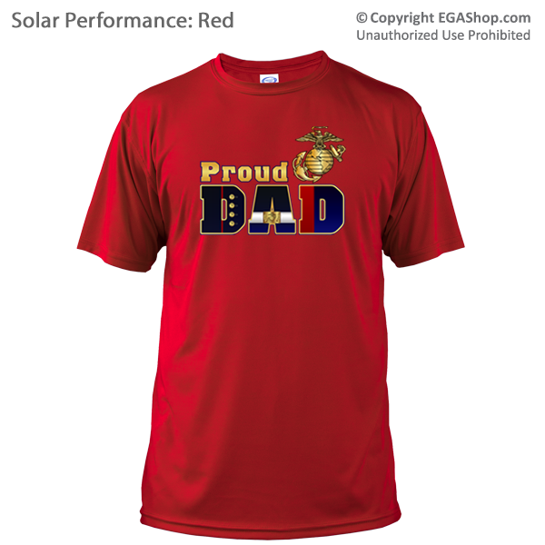Short Sleeve Shirt (Unisex, Solar): Dress Blue MoM OR Dad