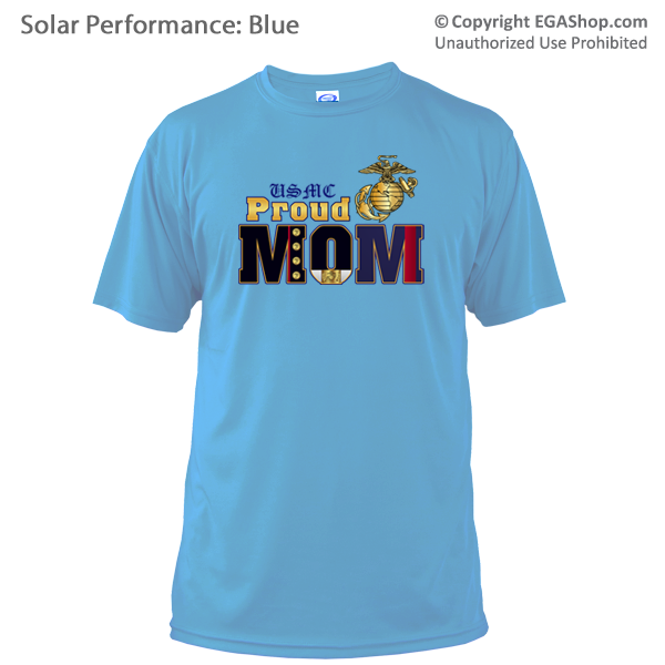 Short Sleeve Shirt (Unisex, Solar): Dress Blue MoM OR Dad