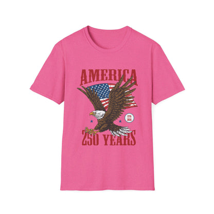 America 250 Years Eagle T-Shirt – Patriotic USA Flag Tee