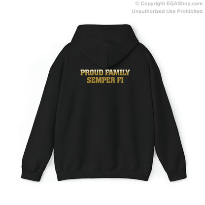 Hoodie: Fox Co. MCRD San Diego (EGA + Back Proud Family)