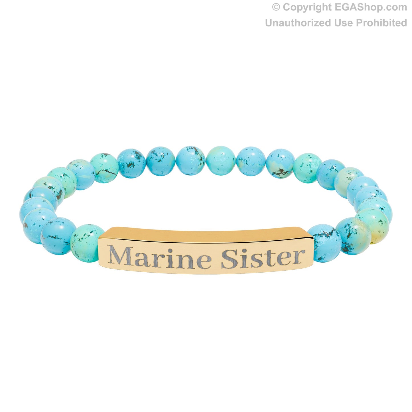 Marine Sister Natural Stone Bead Bracelet