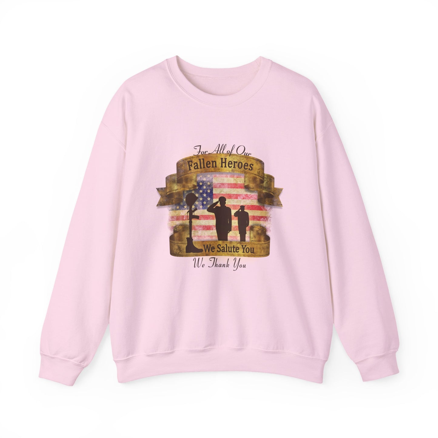 Fallen Heroes Salute Crewneck Sweatshirt