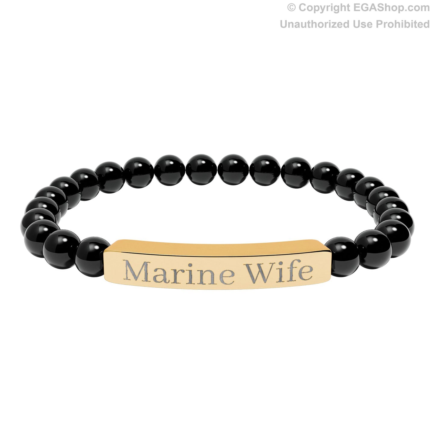 Marine Wife Natural Stone Bead Bracelet