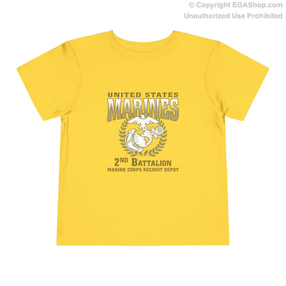 T-Shirt TODDLER: 2nd Recruit Battalion (Yellow or Gold)