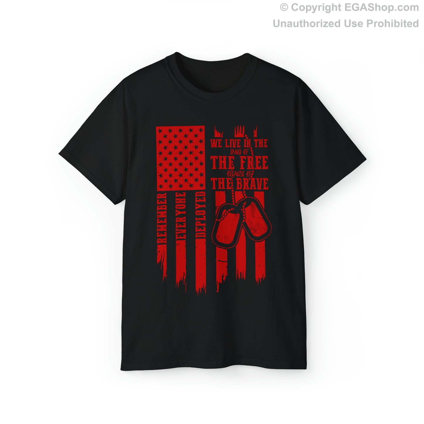 T-Shirt, Unisex: Red Friday Land of the Free