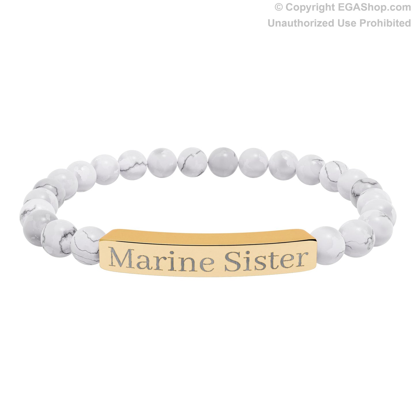 Marine Sister Natural Stone Bead Bracelet