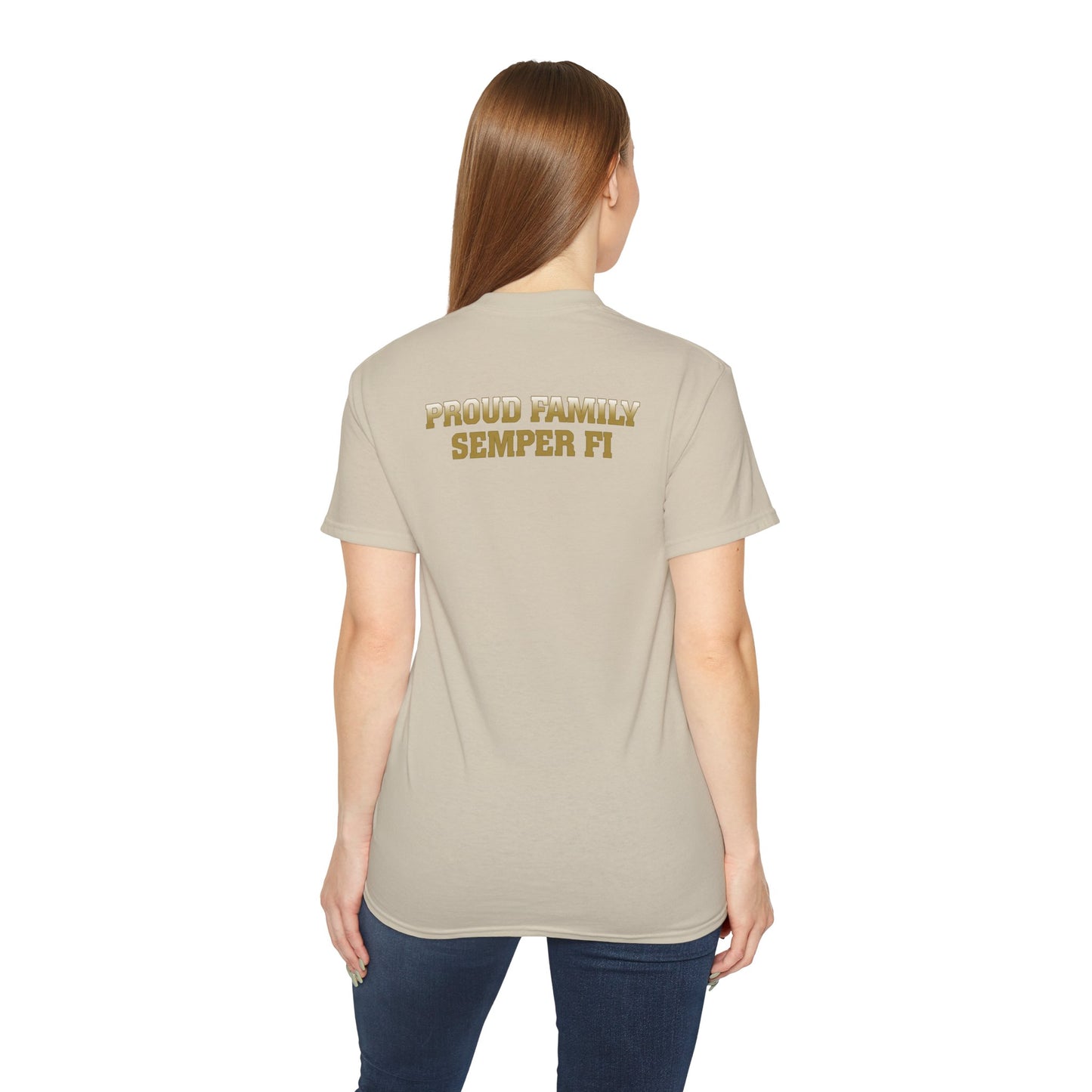 T-Shirt: India Co. MCRD San Diego (EGA + Back Proud Family)