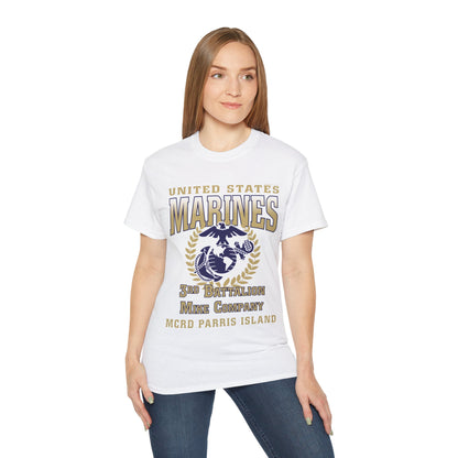 T-Shirt: Mike Co. MCRD Parris Island (EGA + Back Proud Family)