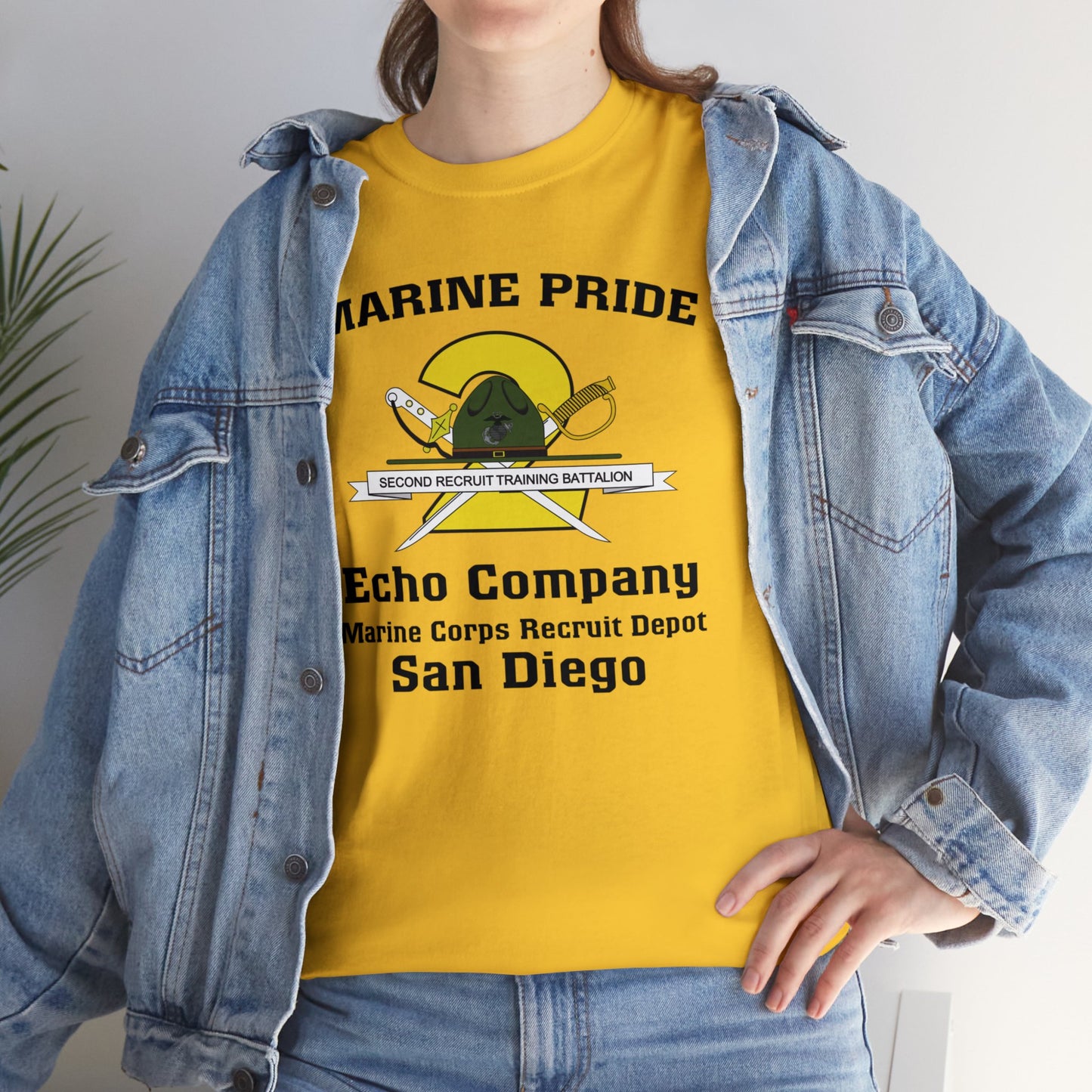 T-Shirt, Adult Heavy Cotton: 2nd Btn Echo San Diego