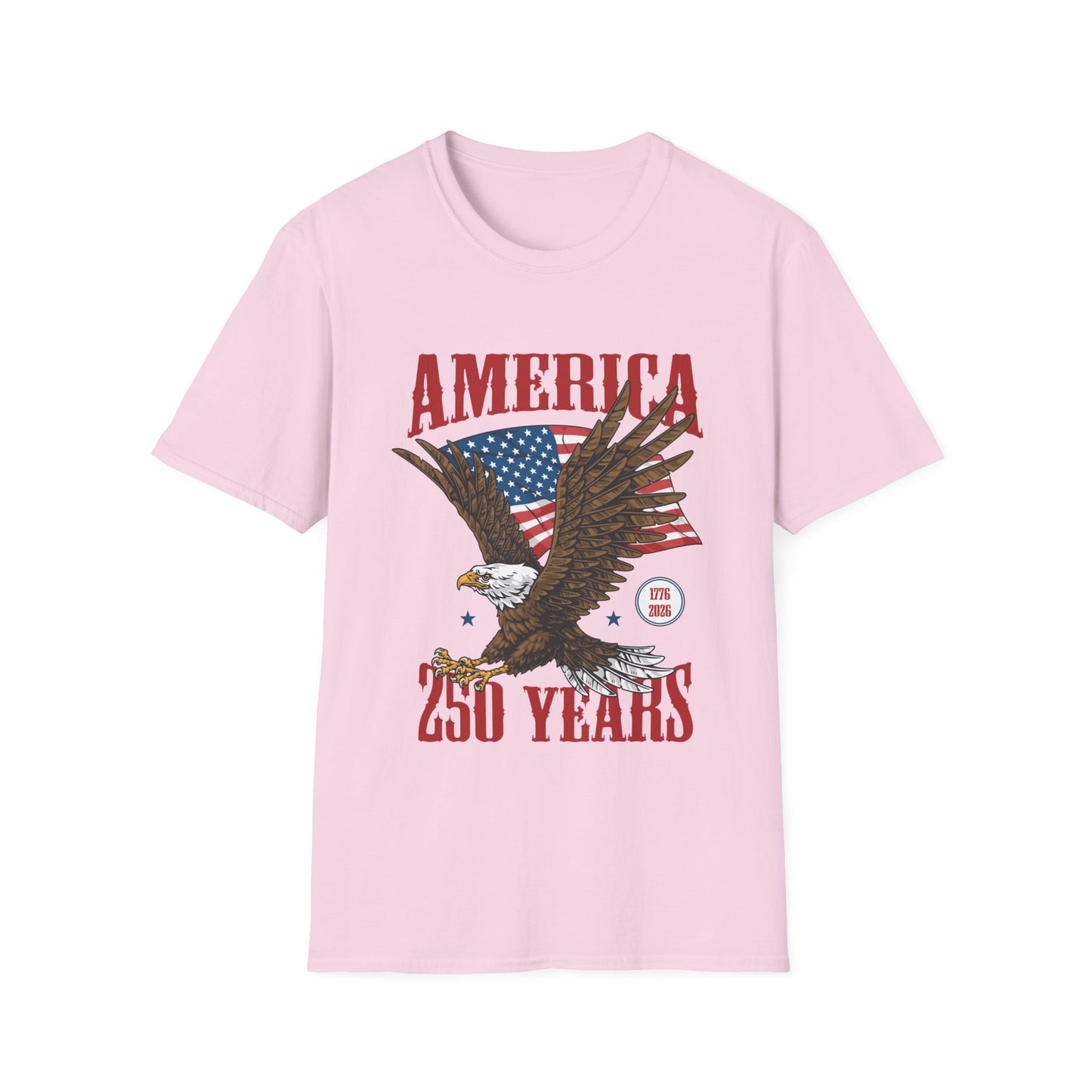 America 250 Years Eagle T-Shirt – Patriotic USA Flag Tee