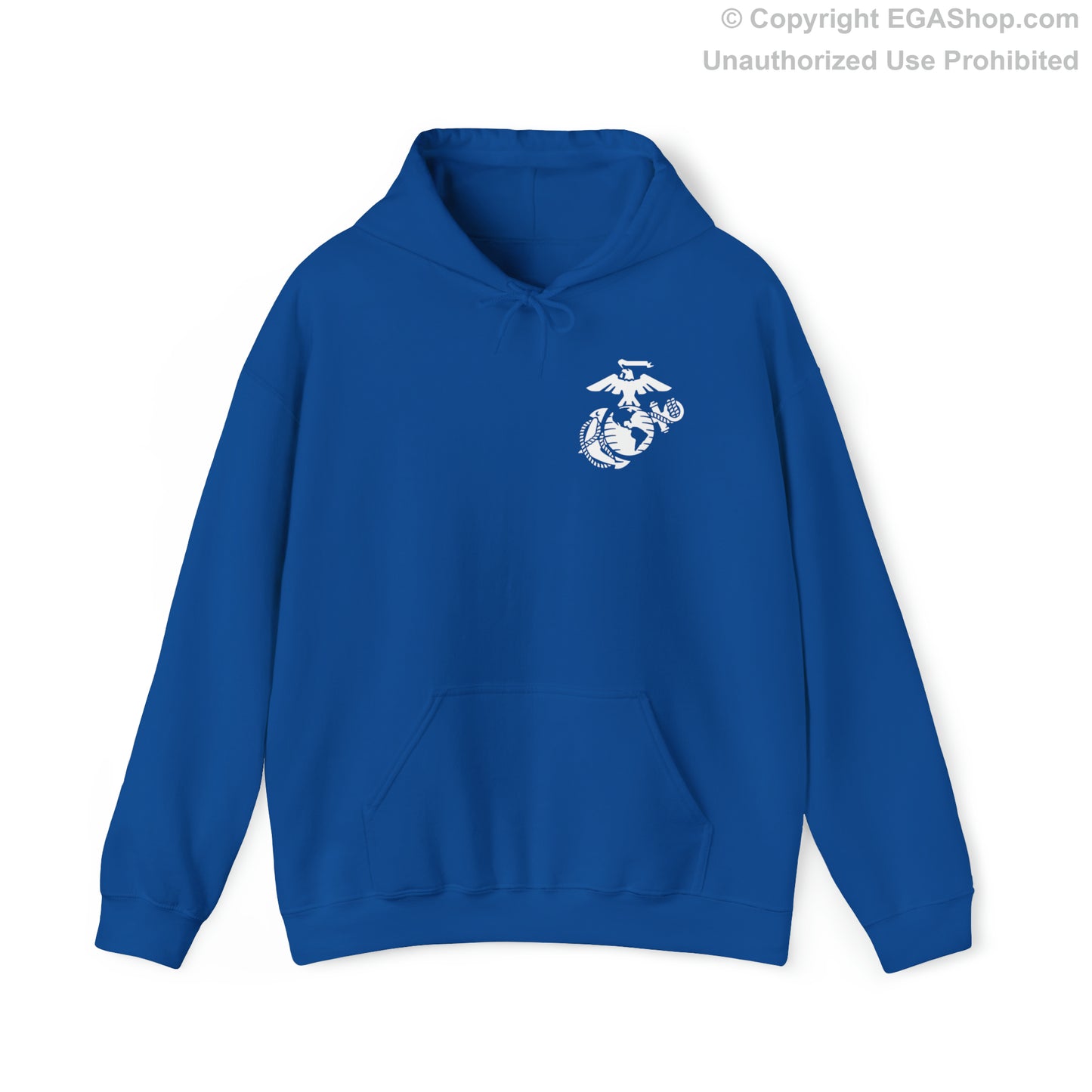 Hoodie: India Co. MCRD Parris Island (3rd Battalion Crest on BACK)