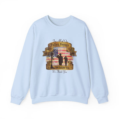 Fallen Heroes Salute Crewneck Sweatshirt