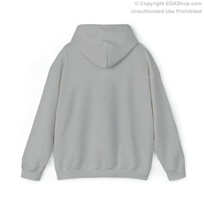 Hoodie: Charlie Co. MCRD San Diego (EGA, Blank Back)