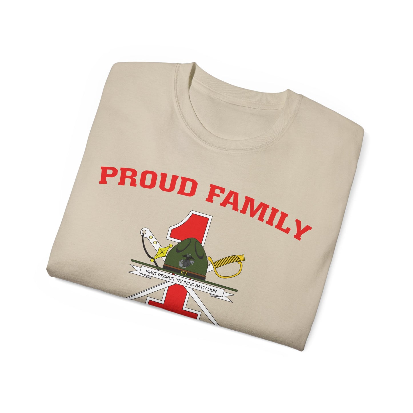 T-Shirt: Delta Co. MCRD Parris Island (1st Battalion Crest)