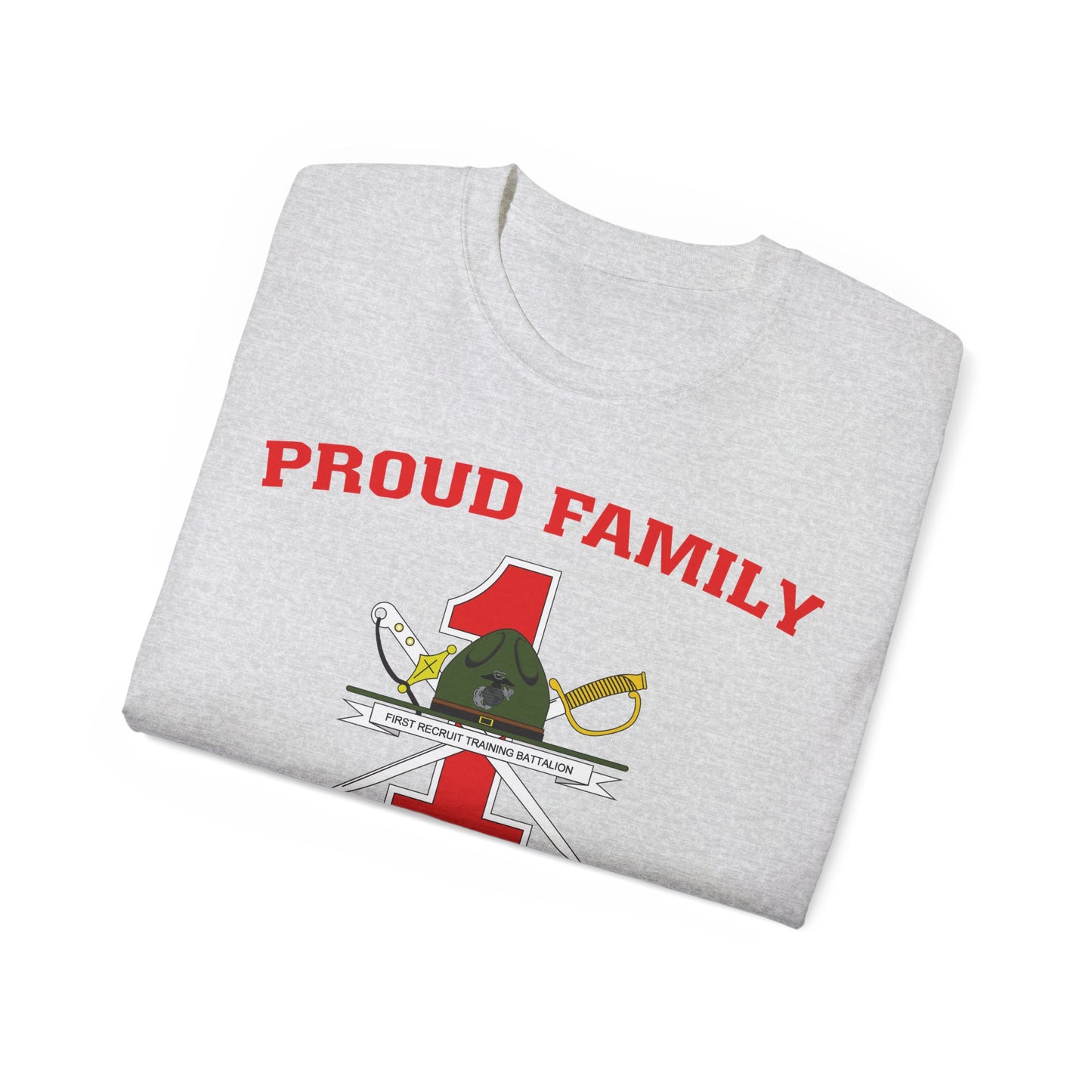 T-Shirt: Delta Co. MCRD Parris Island (1st Battalion Crest)