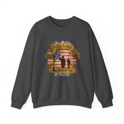 Fallen Heroes Salute Crewneck Sweatshirt