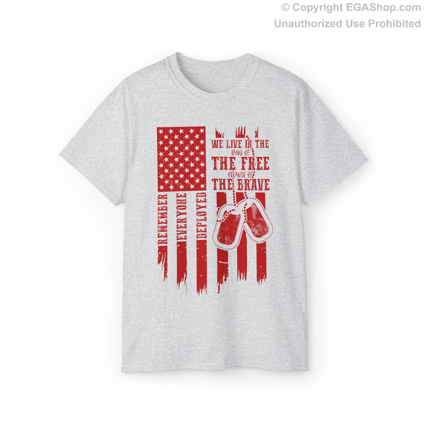 T-Shirt, Unisex: Red Friday Land of the Free